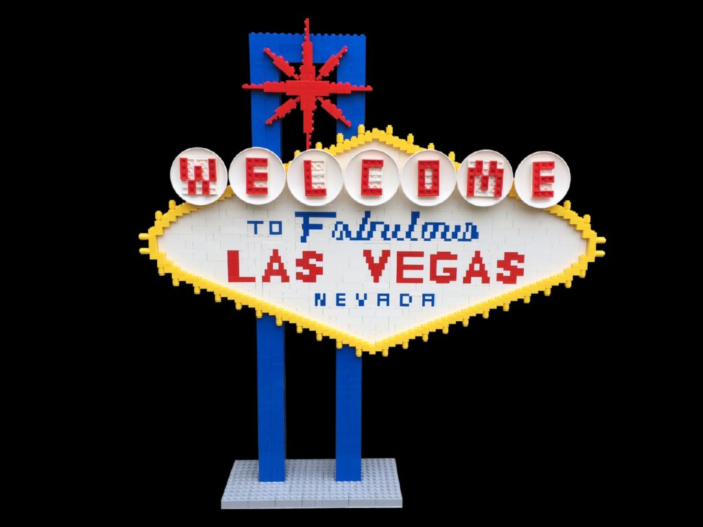 Welcome To Las Vegas Lego Sign iPhone Case